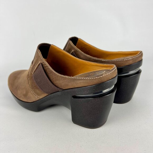 Cole Haan Womens Air Sara Mules Clogs Brown AirNike Wedge Comfort Shoes size 10 - Picture 7 of 16
